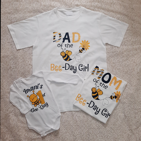 Dad of the bee-day girl personalised 