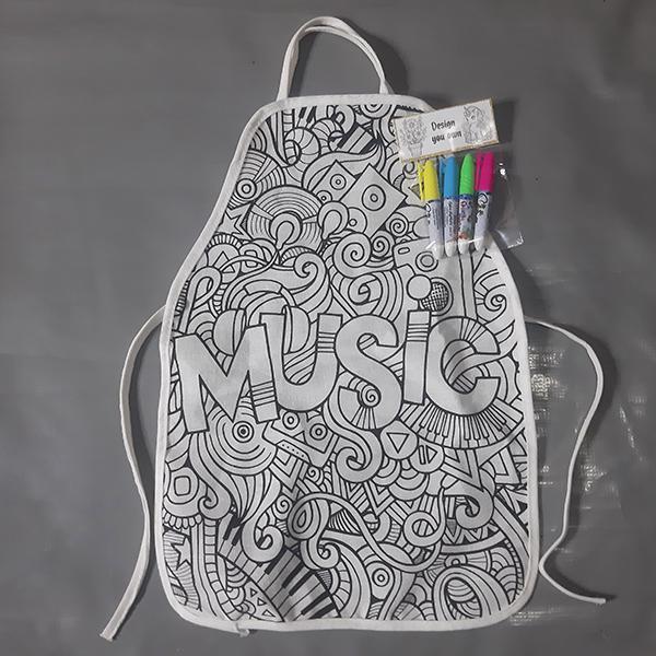 Product: Colour Your Own Aprons with Markers