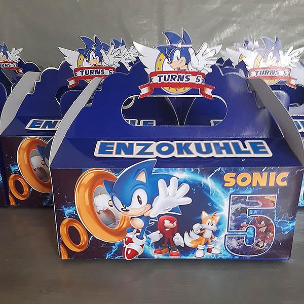 Product: Personalised Sonic Party Boxes