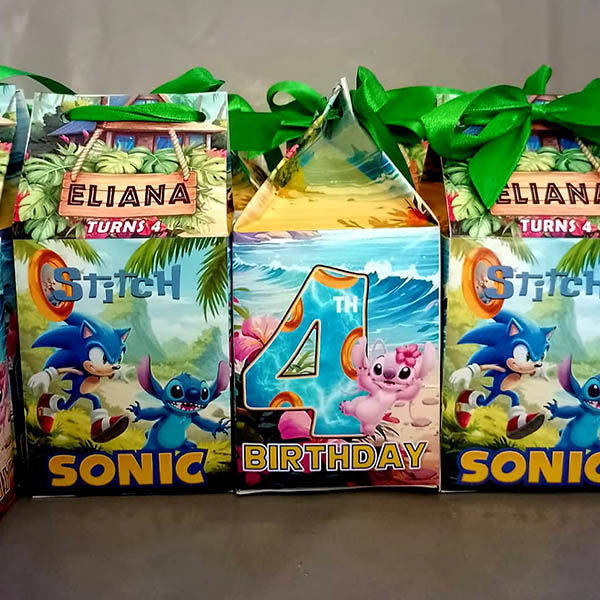 Product: Sonic and Stitch Birthday PartyBoxes