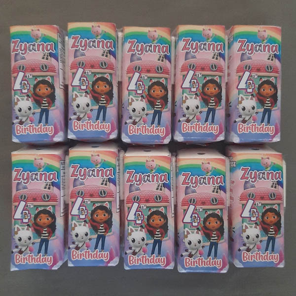 Product: Gabbys dollhouse ribbon personalised juice