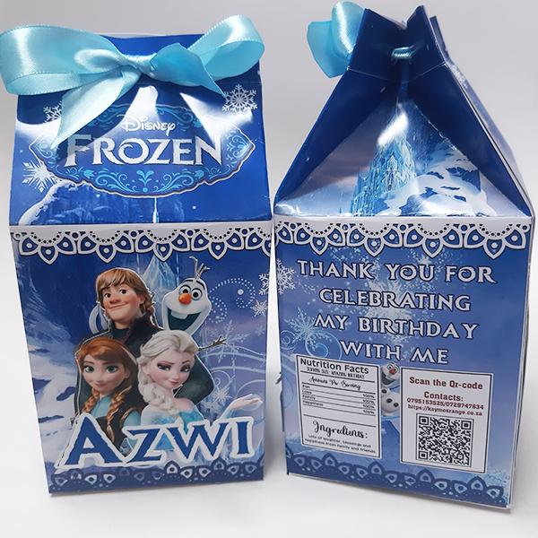 Product: Avatar World Personalised Birthday Milk Box