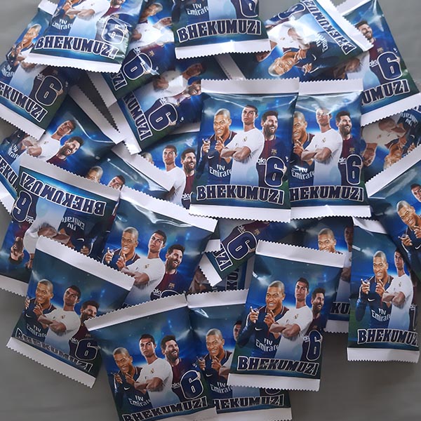 Product: Ronaldo, mercy and more personalised soccer party pack chip bag