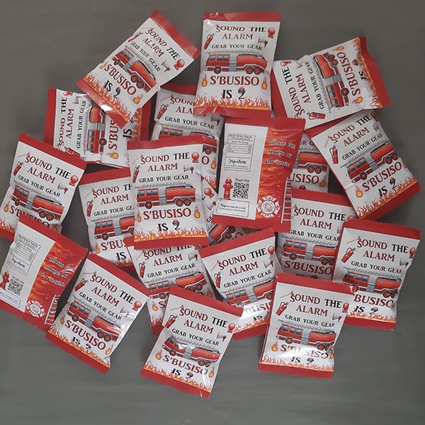 Product: Fire Truck Fire fighters personalised birthday party packs