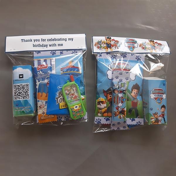 Product: Paw Patrol Personalised Birthday bundle with personalised party pack
