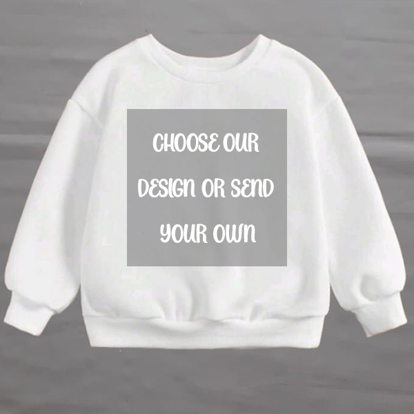Product: Kids personalised sweatshirt or sweaters