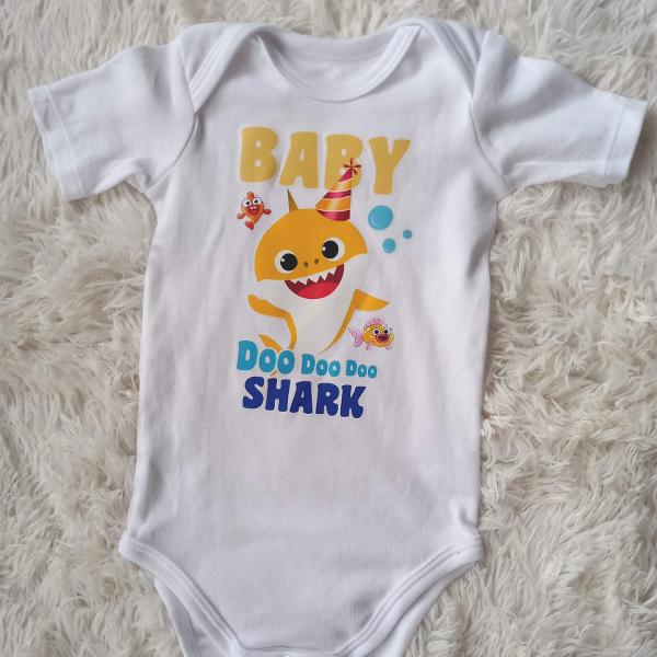 Product: Baby shark Doo Doo personalised onesie or tshirt for girls and boys