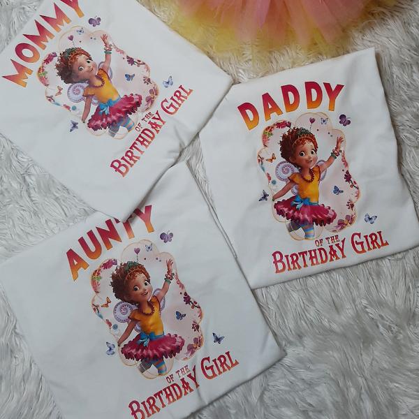 Fancy nancy family personalised Mommy or Daddy tshirt