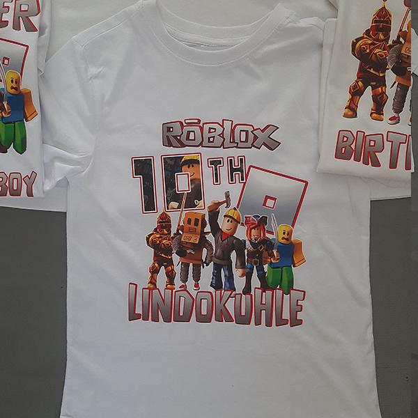 Product: Roblox Personalised tshirt with name