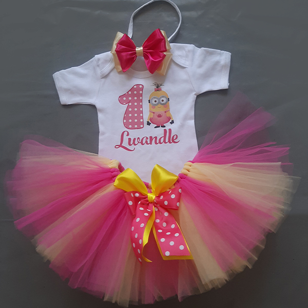 strapless open back dress A Leading Role x Disney Minnie Mouse Premium Pink Dress Up exclusive