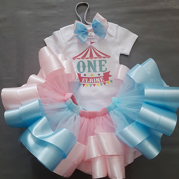 Product: Carnival personalised tutuset with a matching tshirt and headband