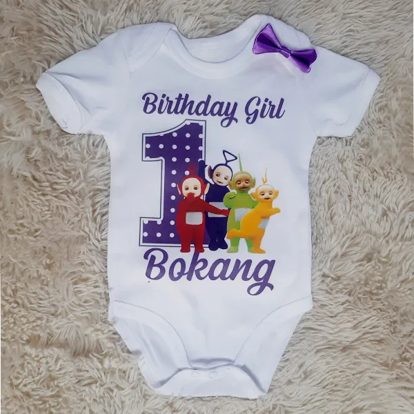Personalised Teletubbies Onesie for girls 