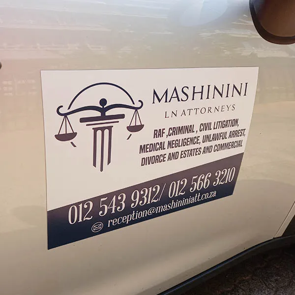 Custom Car Magnet Stickers – Personalised Vehicle Signage for B...