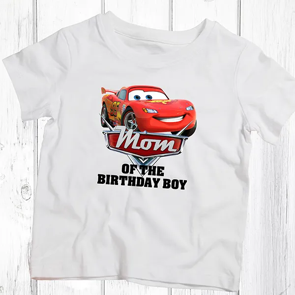 Lightning McQueen Cars Personalised family tshirts
