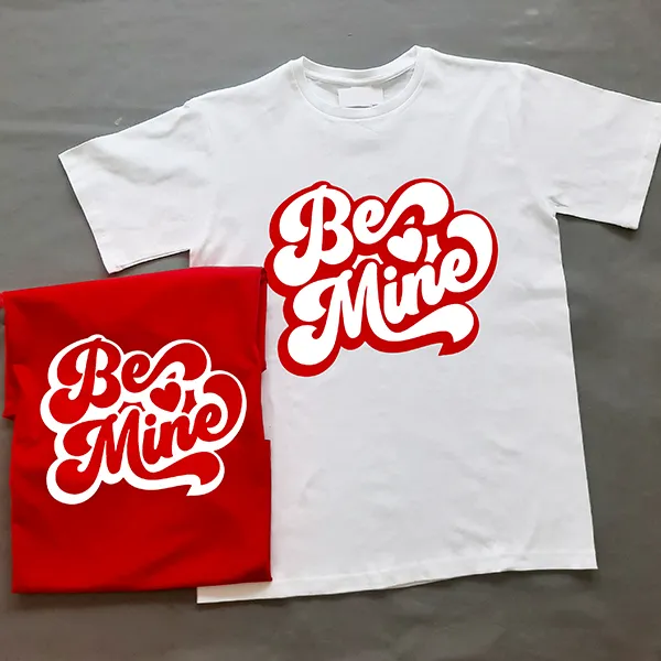 Valentines Day Be Mine Personalised tshirt