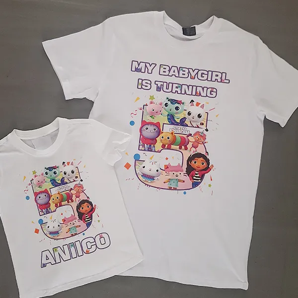 Gabby Dollhouse My Babygirl Birthday Matching T-Shirts