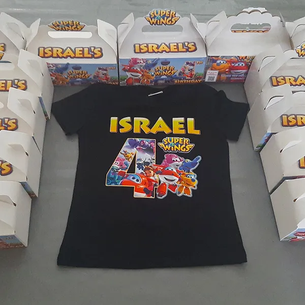 Super Wings Custom Birthday T Shirt