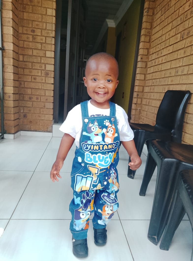Product: Bluey Denim Dungaree Birthday Outfit set